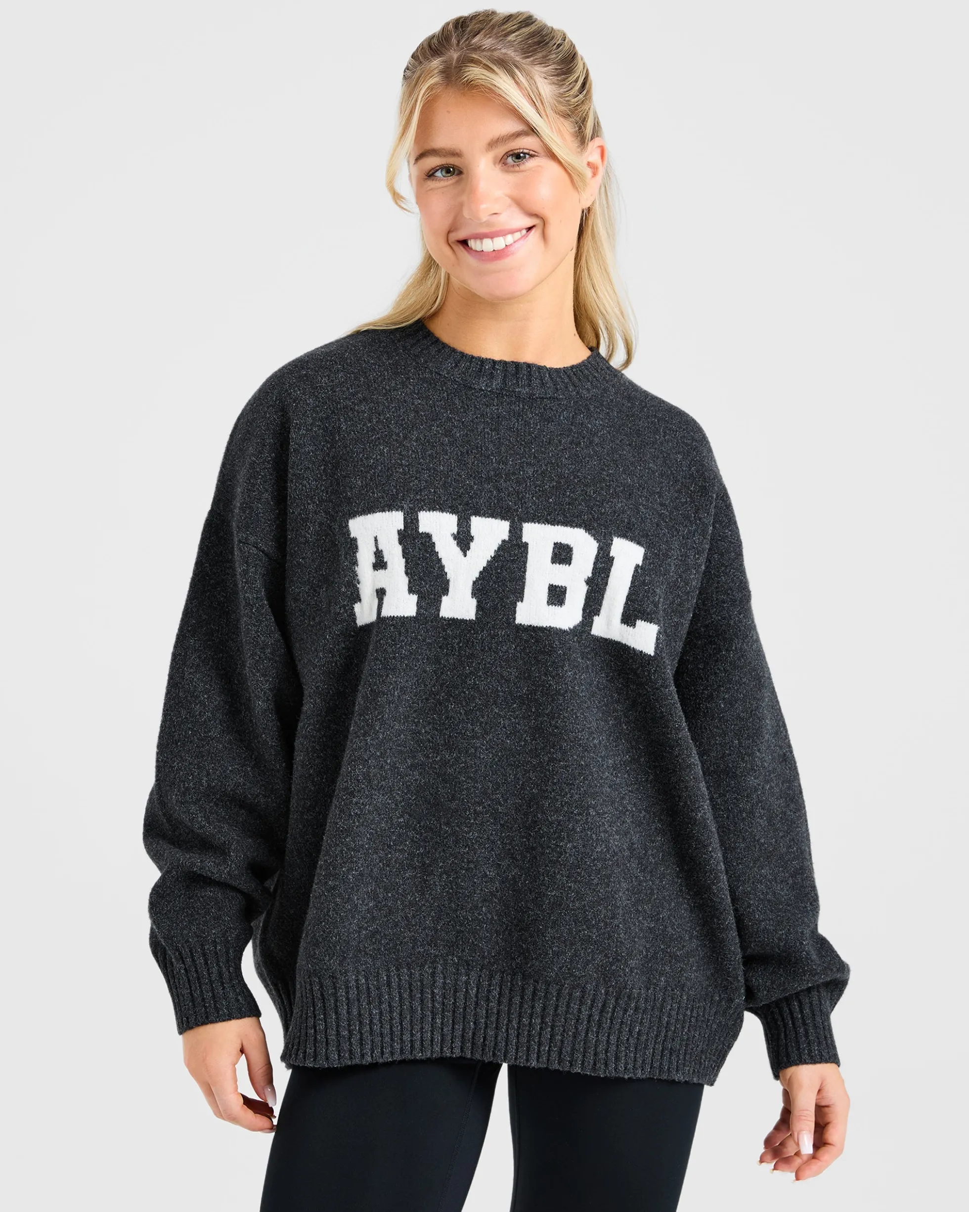 Varsity Oversized Knitted Sweater