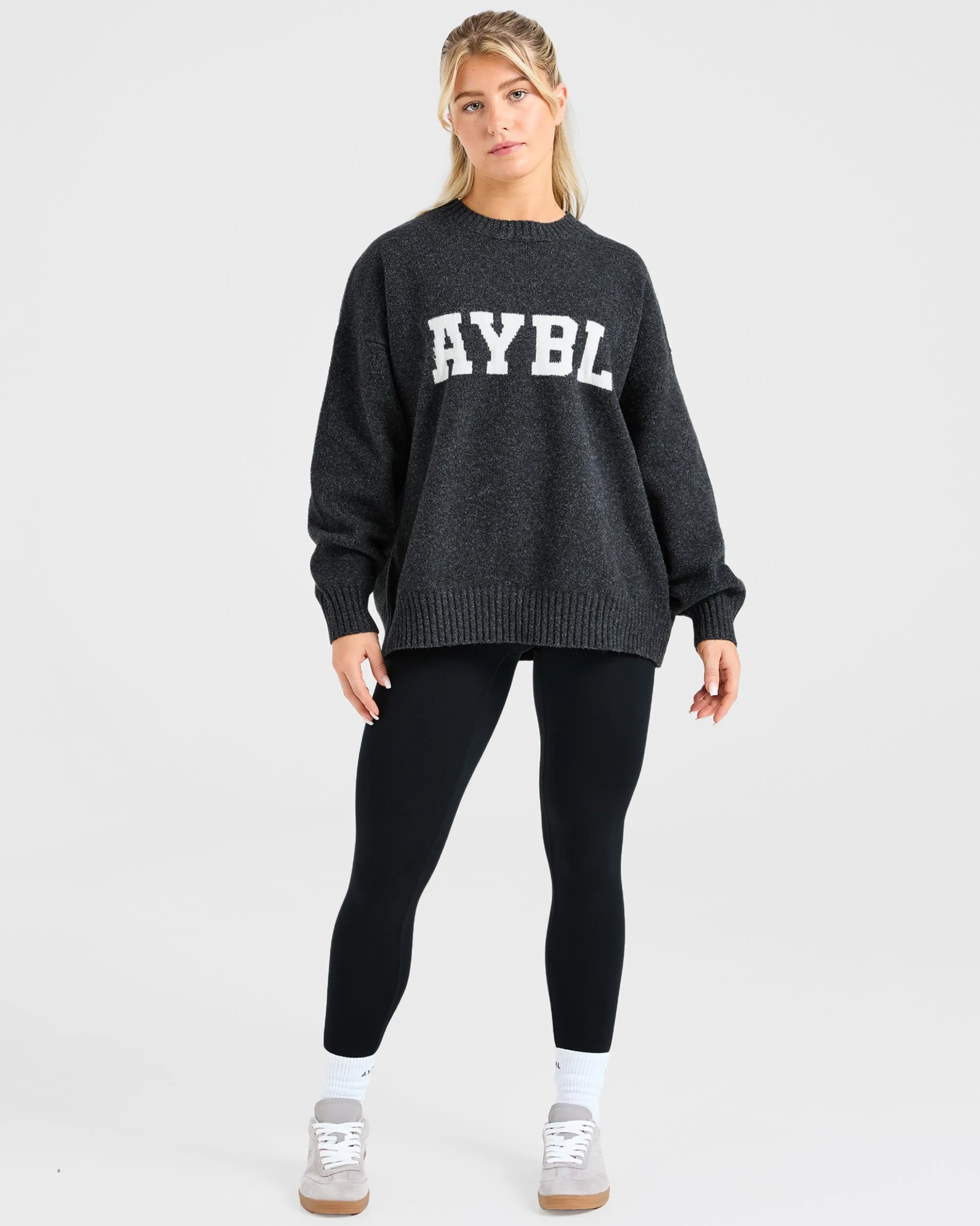 Varsity Oversized Knitted Sweater