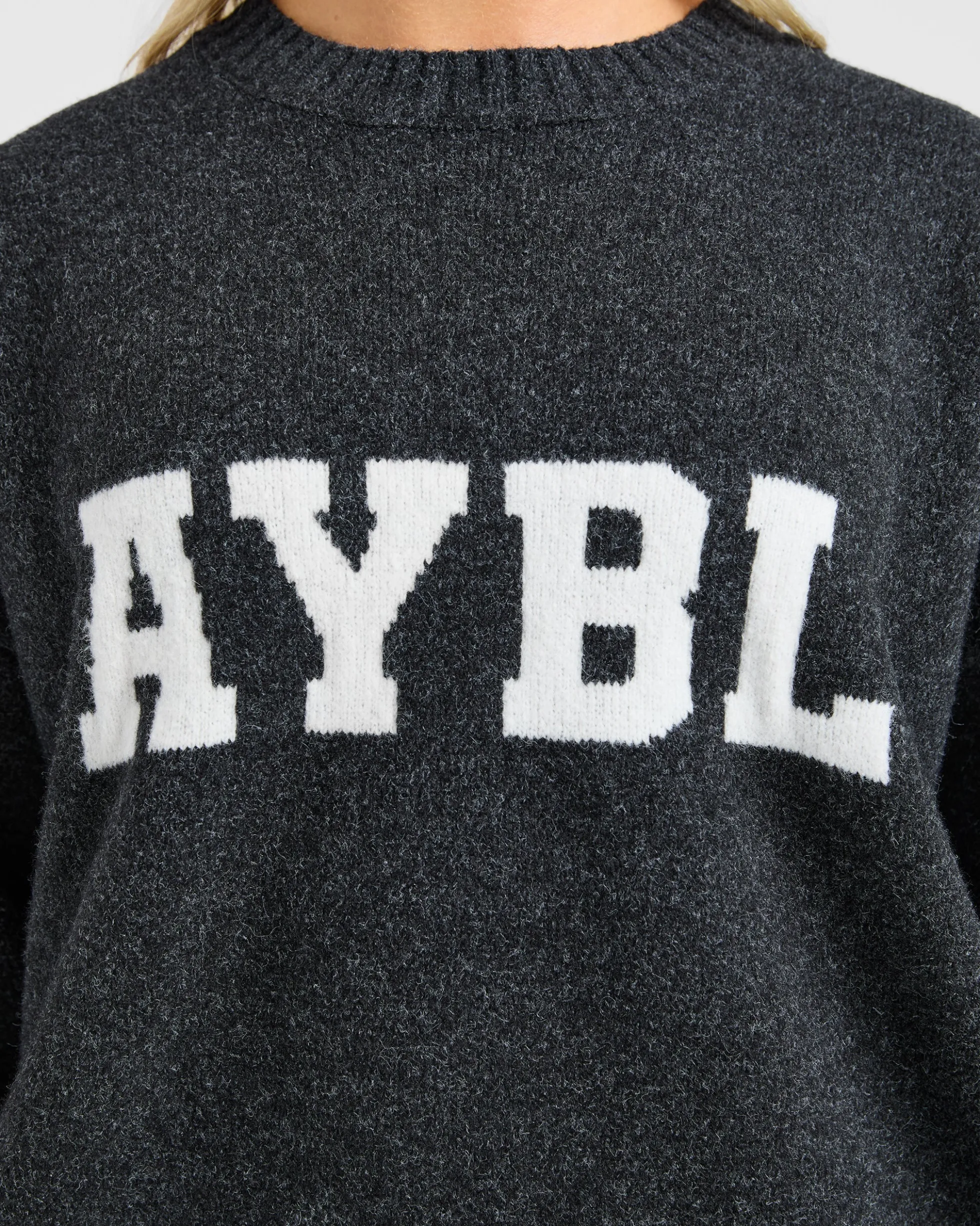 Varsity Oversized Knitted Sweater