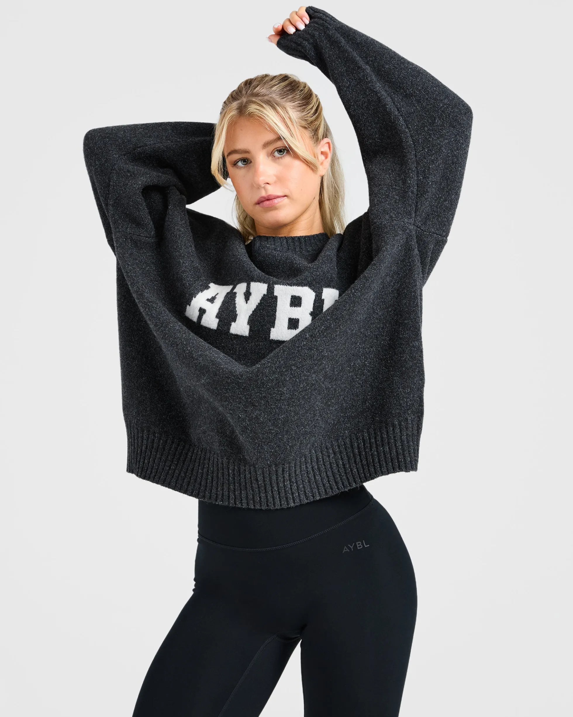 Varsity Oversized Knitted Sweater