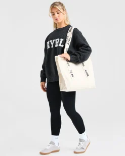 Varsity Oversized Knitted Sweater
