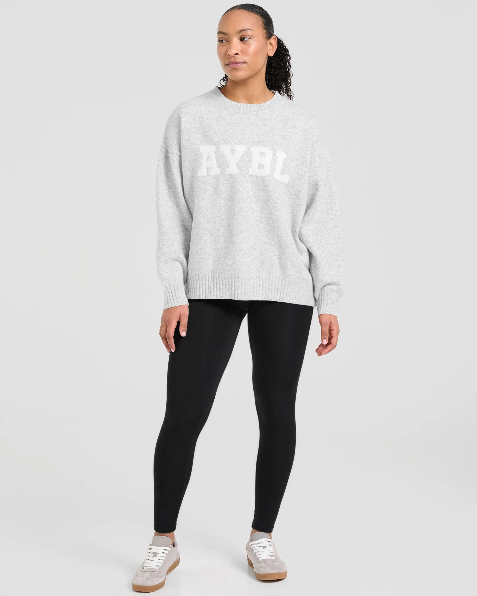 Varsity Oversized Knitted Sweater