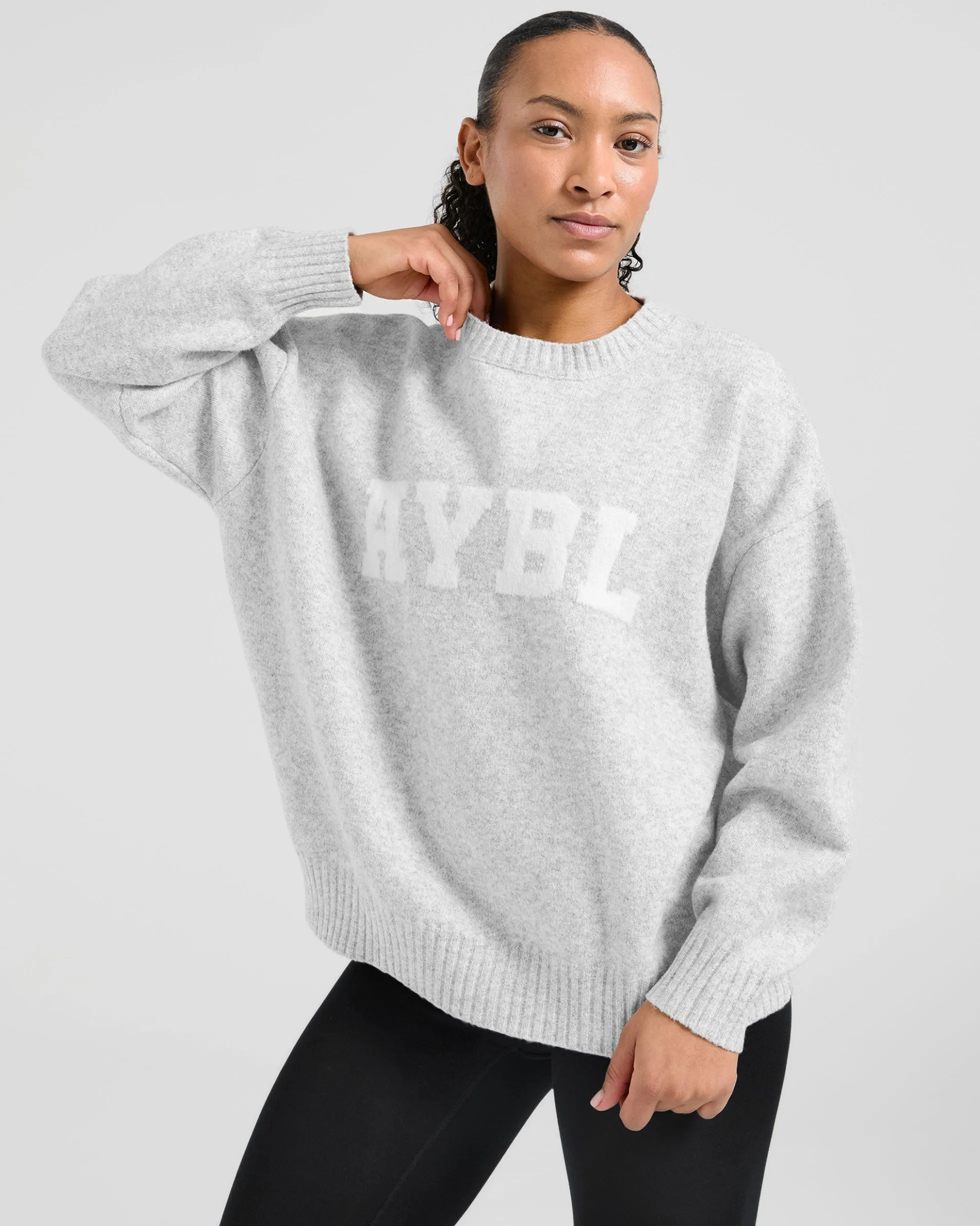 Varsity Oversized Knitted Sweater