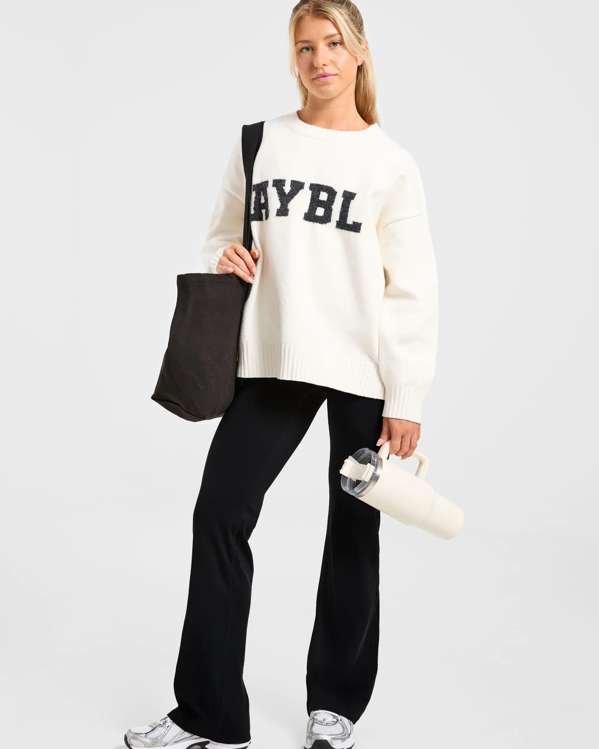 Varsity Oversized Knitted Sweater
