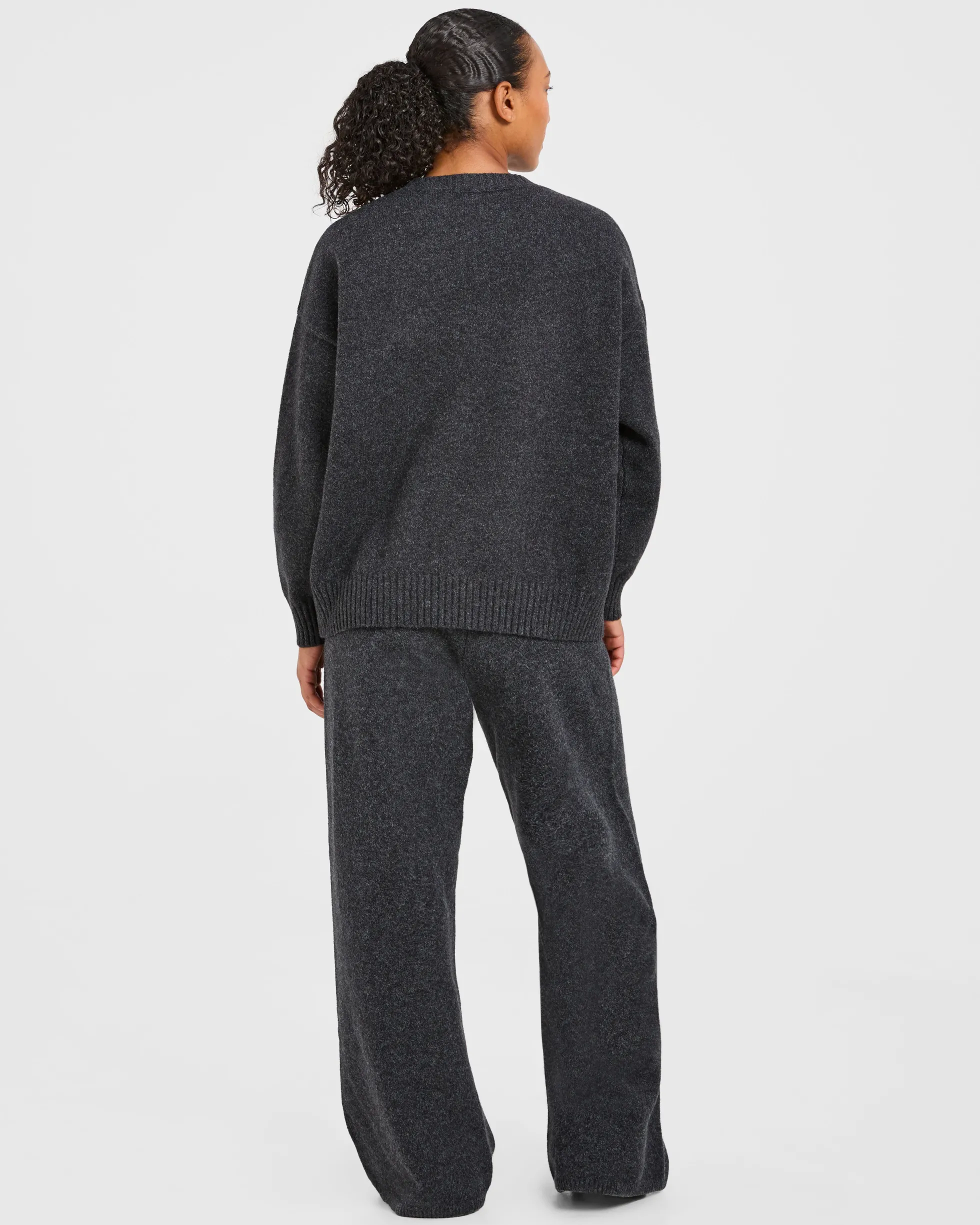 Varsity Oversized Knitted Joggers