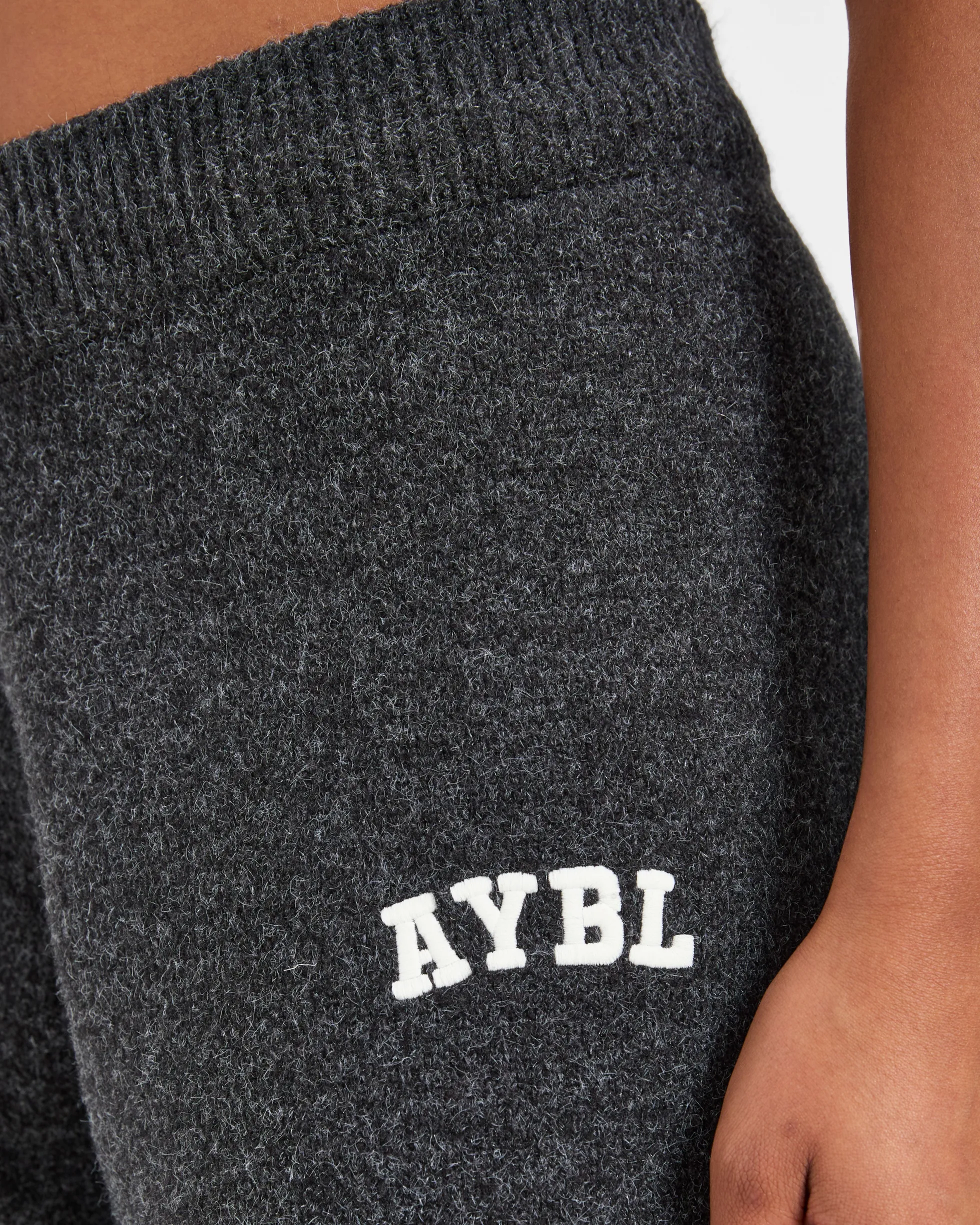 Varsity Oversized Knitted Joggers